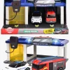 Dickie Toys Dansk Redningsstation med 2 Transportmidler