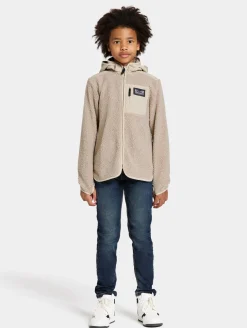 Didriksons Exa Fleecetrøje, Beach Beige