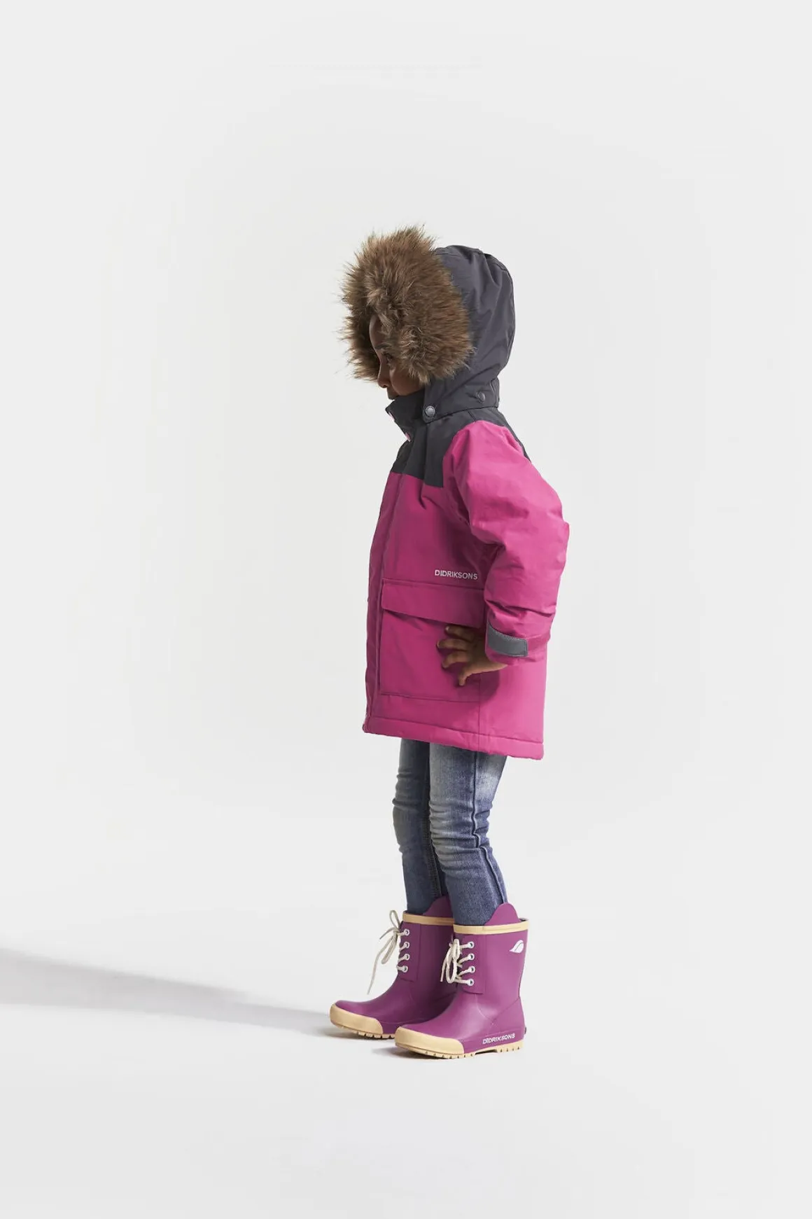 Didriksons Kure Vinterjakke, Plastic Pink