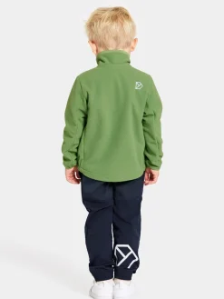 Didriksons Muskot  Vindtæt Vindtæt Fleecetrøje, Algae Green