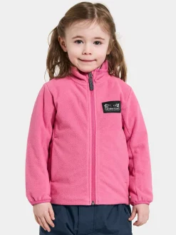 Didriksons Muskot Vindtæt Vindtæt Fleecetrøje, Sweet Pink