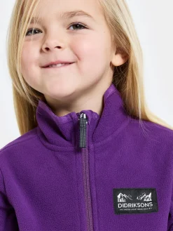 Didriksons Muskot  Vindtæt Vindtæt Fleecetrøje, Royal Purple