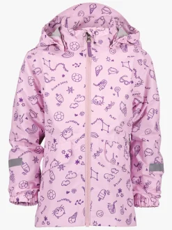 Didriksons Norma Skaljakke, Doodle Orchid Pink
