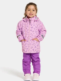 Didriksons Norma Skaljakke, Doodle Orchid Pink