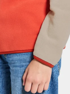 Didriksons Yokto Fleecetrøje, Light Mars Red
