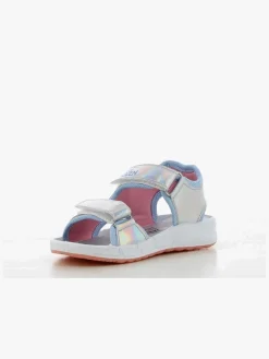 Disney Frozen Blinkende Sandaler, Silver/Blue