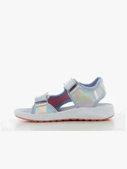 Disney Frozen Blinkende Sandaler, Silver/Blue