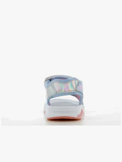 Disney Frozen Blinkende Sandaler, Silver/Blue