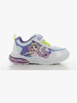 Disney Frozen Blinkende Sneakers, White/Light Blue