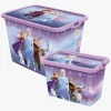 Disney Frozen Opbevaringskasser Sæt 23l & 7l, Lilla