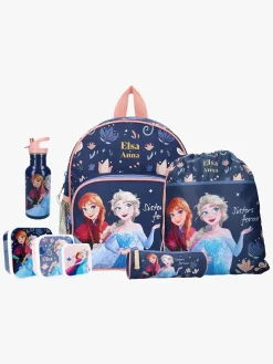 Disney Frozen Rygsæk 6,5L, Gymnastikpose , Penalhus , Flaske & Madkasse, Louder Than Love