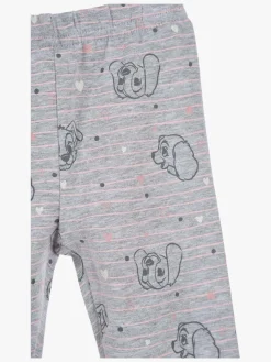 Disney Lady & Vagabonden Leggings, Light Grey