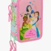 Disney Princess Penalhus med 3 Rum, Lyserød/Turkis
