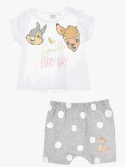 Disneyklassiker Bambi Tøjsæt, Hvid