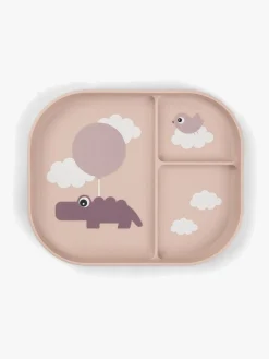 Done By Deer Foodie Opdelt Tallerken Happy Clouds, Pink