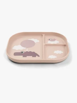 Done By Deer Foodie Opdelt Tallerken Happy Clouds, Pink