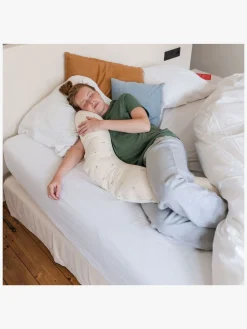 Doomoo  Amme- & Graviditetspude 2-i-1, Quilt Creme Blomma