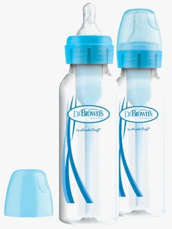 Dr. Brown's Option+ Smal Hals Sutteflaske 250 ml 2-pak, Blå