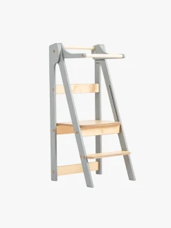 Duck Woodworks Sammenklappeligt Læringstårn, Grå