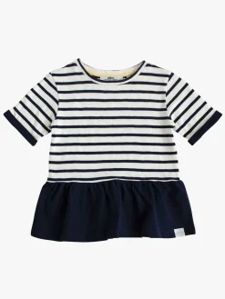 Ebbe Benita T-Shirt, Offwhite/Dark Navy