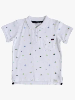 Ebbe Harper Piké T-Shirt, Multi Sea Print