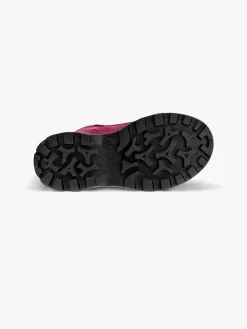Ecco Snow Mountain WP 1V Vinterstøvler Jr, Black/Red Plum/Dark Ruby
