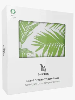 EcoViking Organic Babynest Cover Natural Green