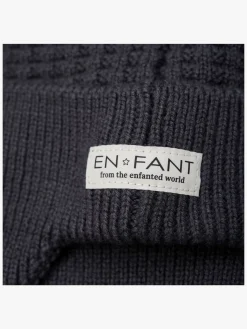 EN FANT Hue Uldblanding Baby med Kunstpels, Ebony