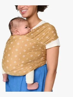 Ergobaby Aura Wrap Knit Strækvikle, Camel Harvest