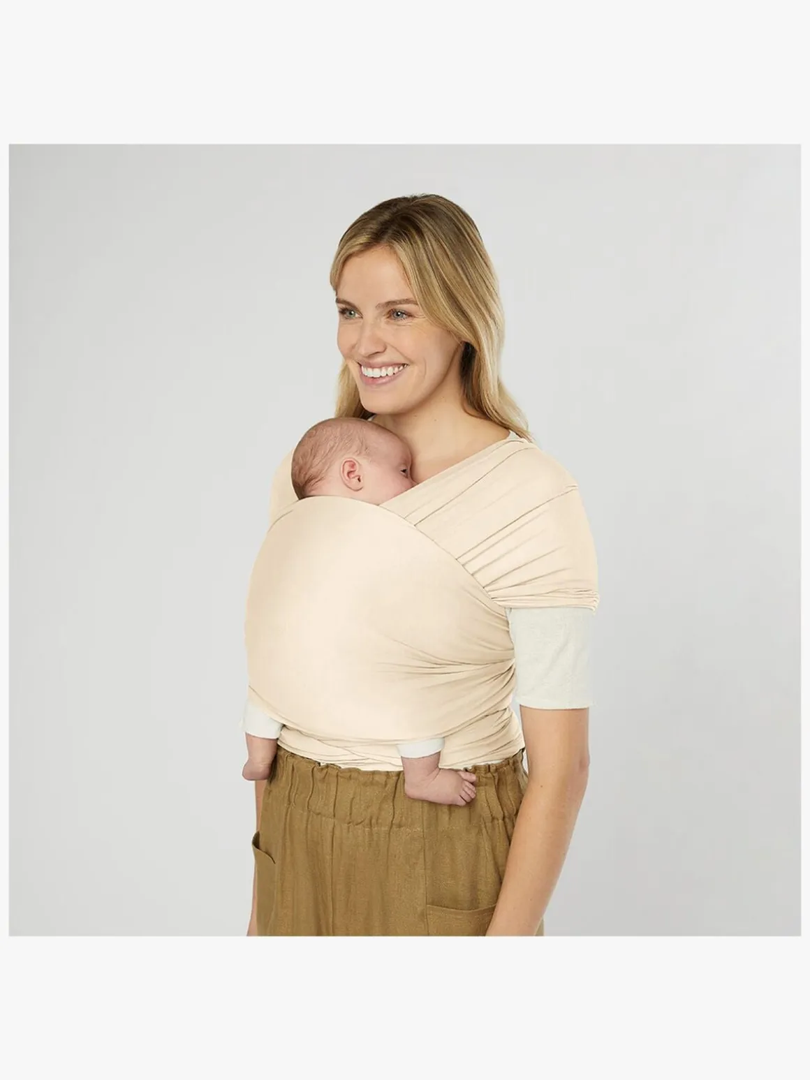 Ergobaby Aura Wrap Knit Strækvikle, Cream