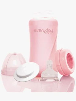 Everyday Baby Sutteflaske Glas 240 ml, Lyserød