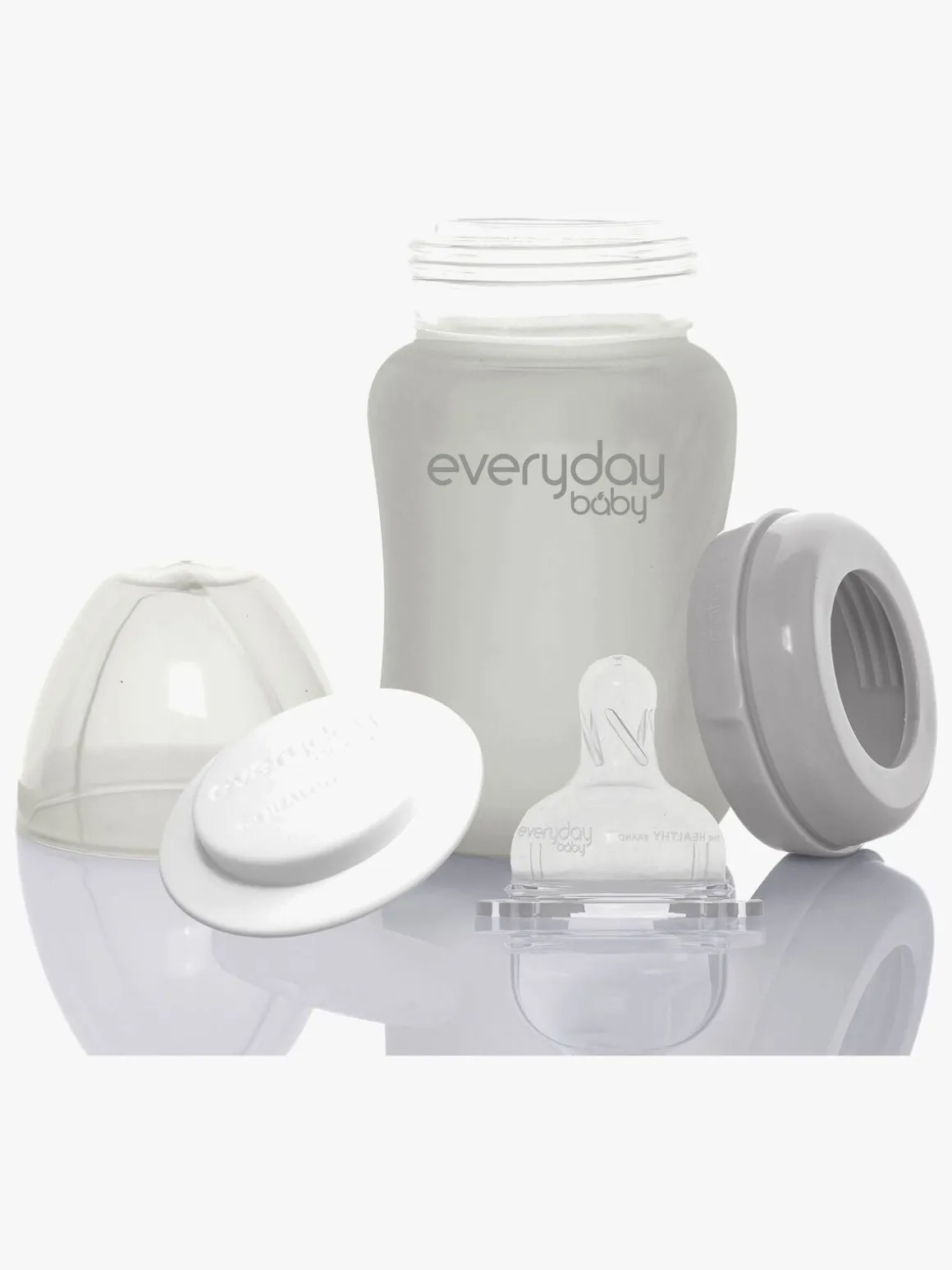 Everyday Baby Sutteflaske Glas 150 ml, Grå