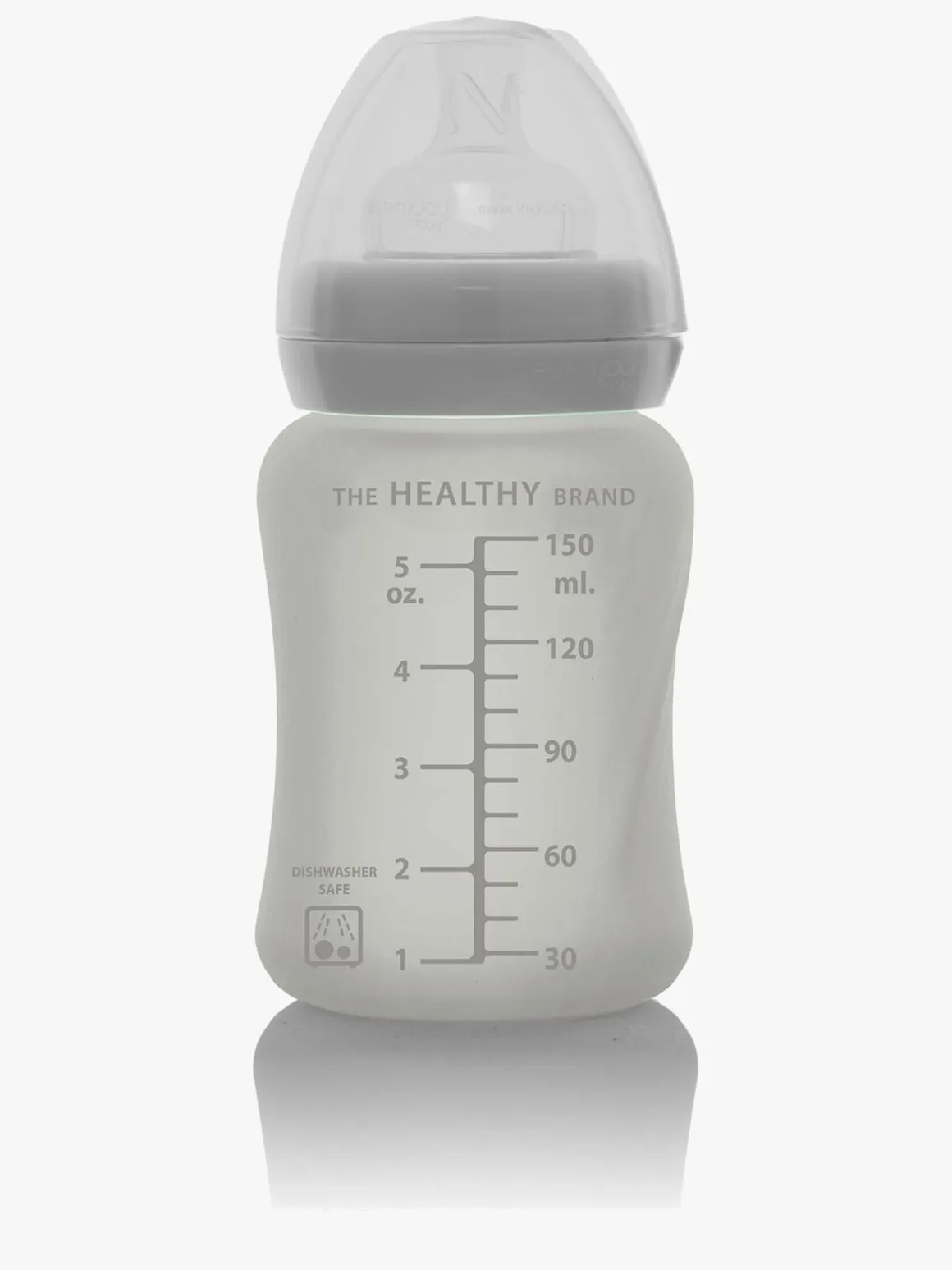 Everyday Baby Sutteflaske Glas 150 ml, Grå