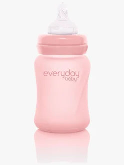 Everyday Baby Sutteflaske Glas 150 ml, Lyserød
