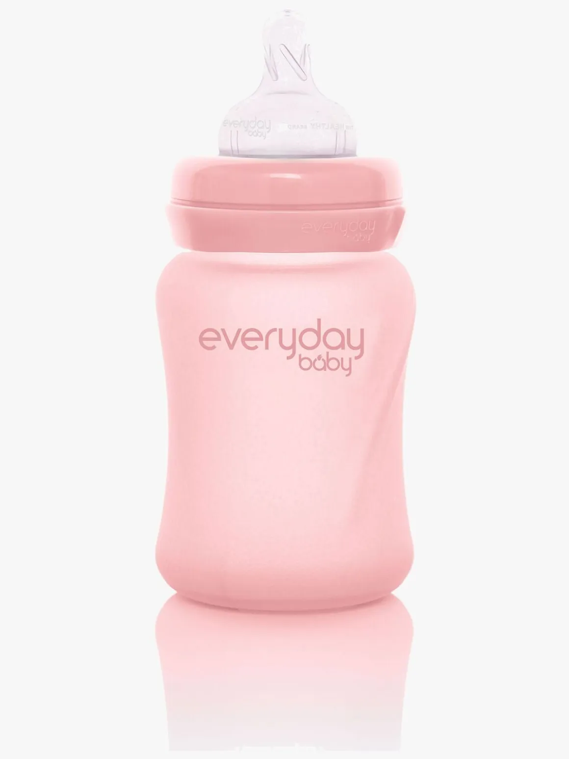 Everyday Baby Sutteflaske Glas 150 ml, Lyserød