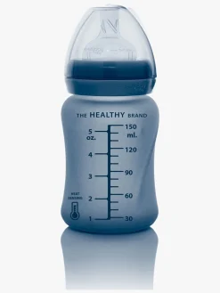 Everyday Baby Varmeindikator Sutteflaske Glas 150 ml Blåbær