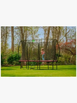 EXIT Silhouette Trampolin inkl. Sikkerhedsnet 214x305 cm, Pink