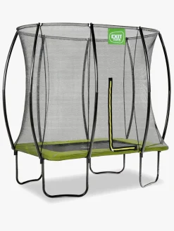 EXIT Silhouette Trampolin inkl. Sikkerhedsnet 153x214 cm, Grøn