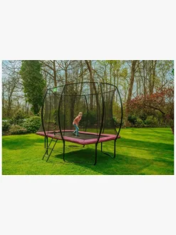 EXIT Silhouette Trampolin inkl. Sikkerhedsnet 244x366 cm, Pink