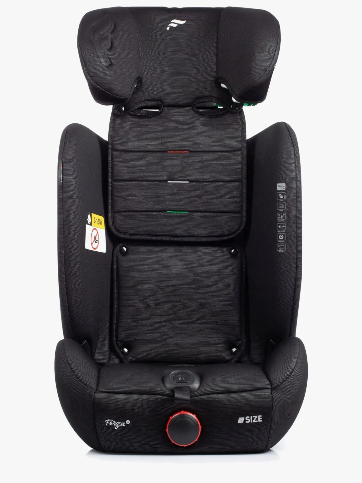 Fairgo Forza i-Size Autostol, Black Sand