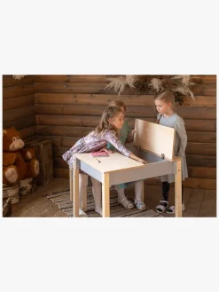 Family-scl Smart Opbevaring Bord med Stol, Grå
