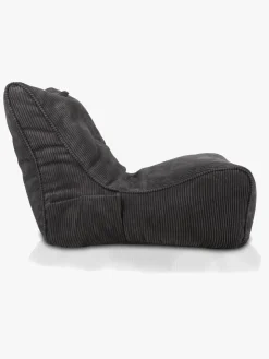 Furini Flavio Sækkestol Velour, Mørkegrå