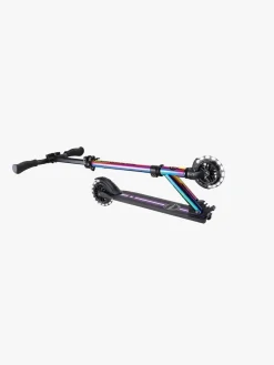 Globber Flow Element Lights Chrome Finish Løbehjul, Neo Chrome