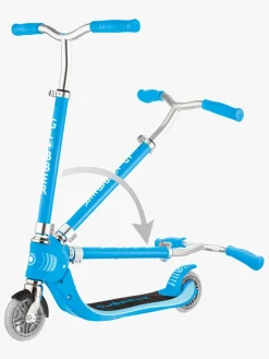 Globber Flow Sammenklappelig 125 V2 Løbehjul, Himmelblå