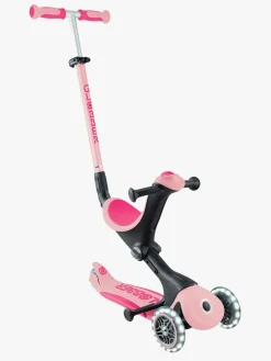 Globber Go-Up Deluxe Lights Trehjulet Løbehjul, Pastel Pink