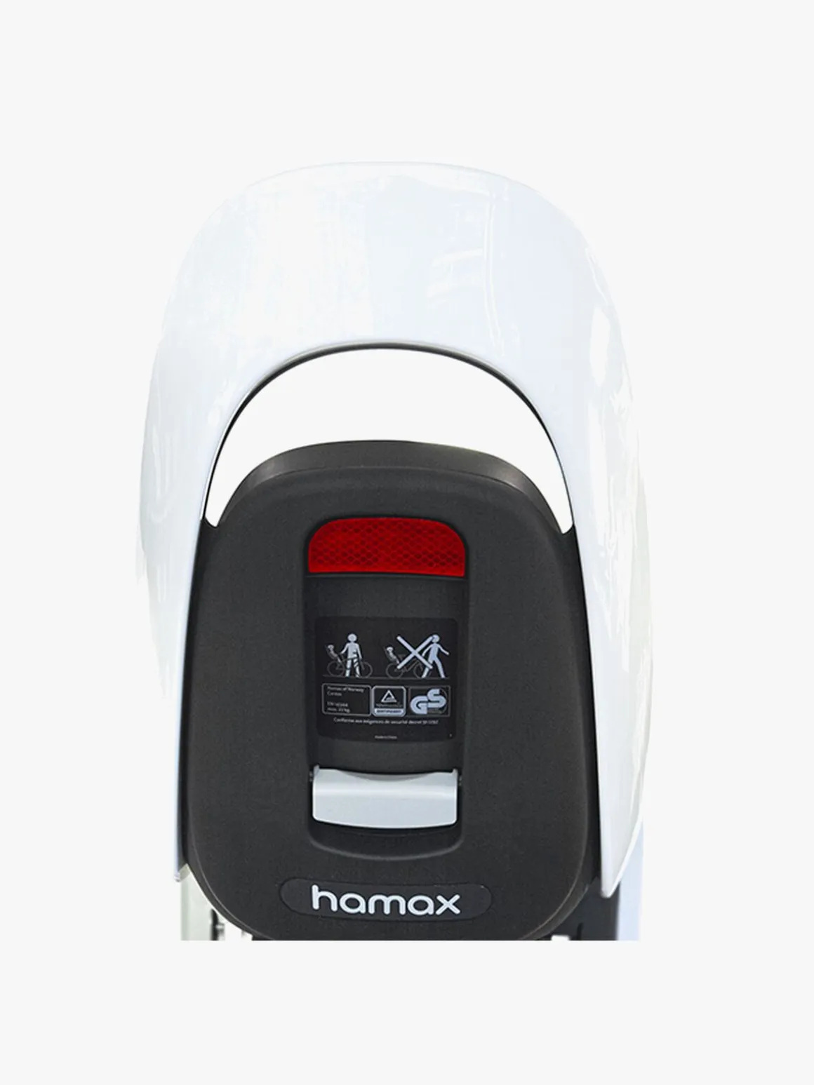 Hamax CARESS Cykelstol inkl. Adapter, Grey/White/Black