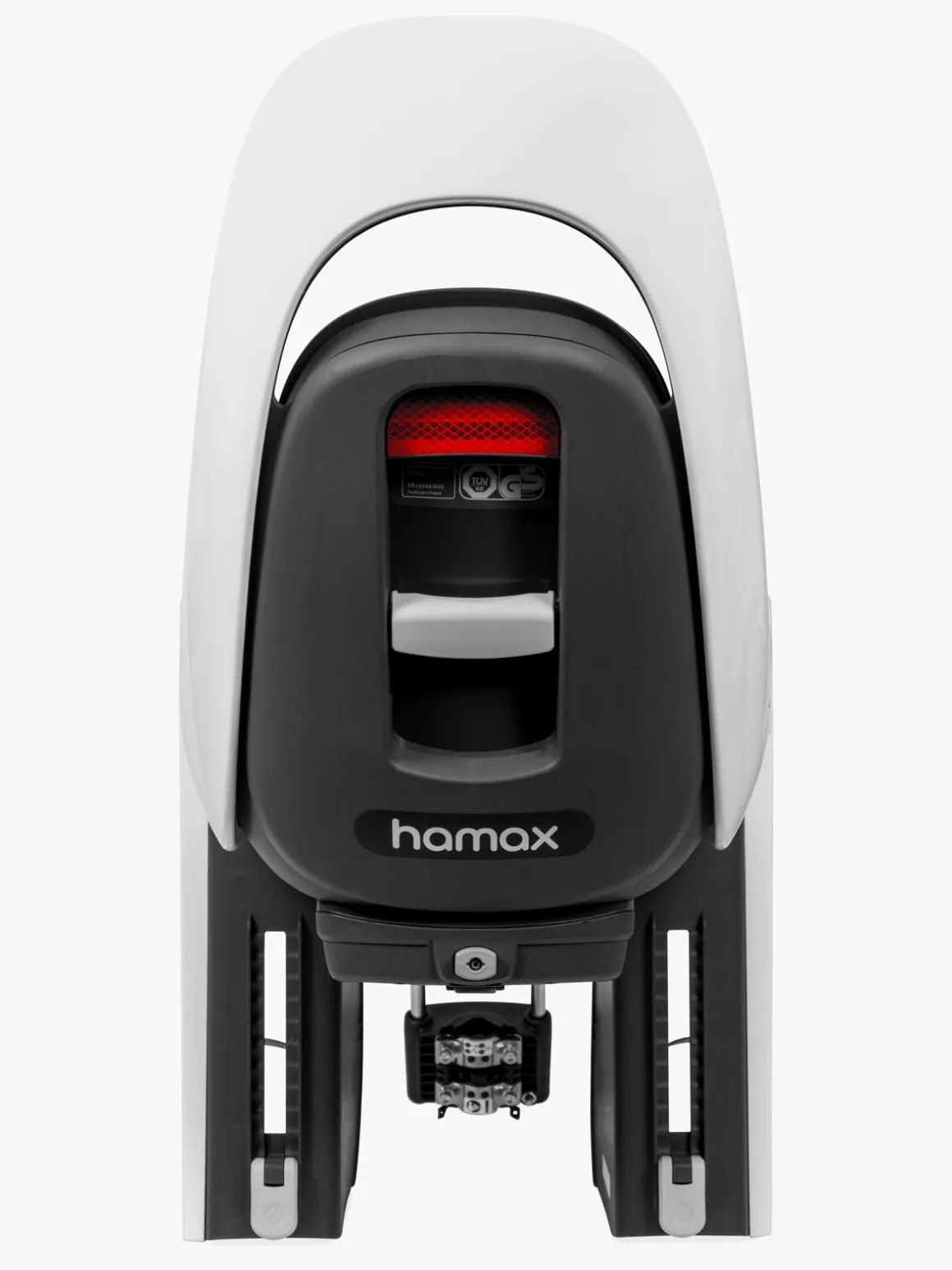 Hamax CARESS Cykelstol med Låsbar Stelmontering, White/Black