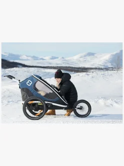 Hamax Outback Reclining Cykelanhænger, Navy/White