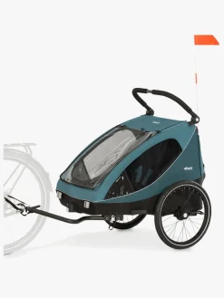 Hauck Dryk Duo Cykelanhænger, Ocean Green