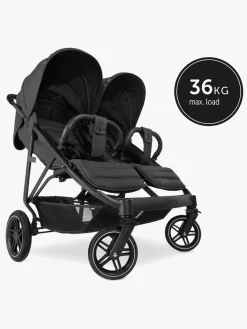 Hauck Uptown Duo Tvillingevogn, Melange Black
